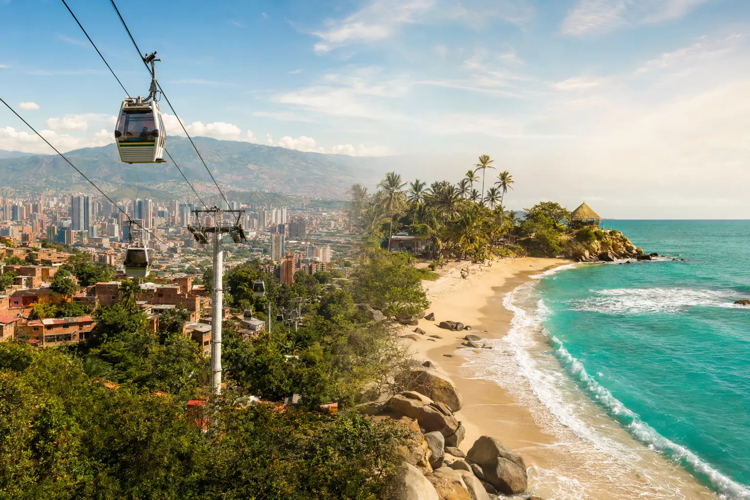 Ciudad y Playa (Medellín Cartagena)